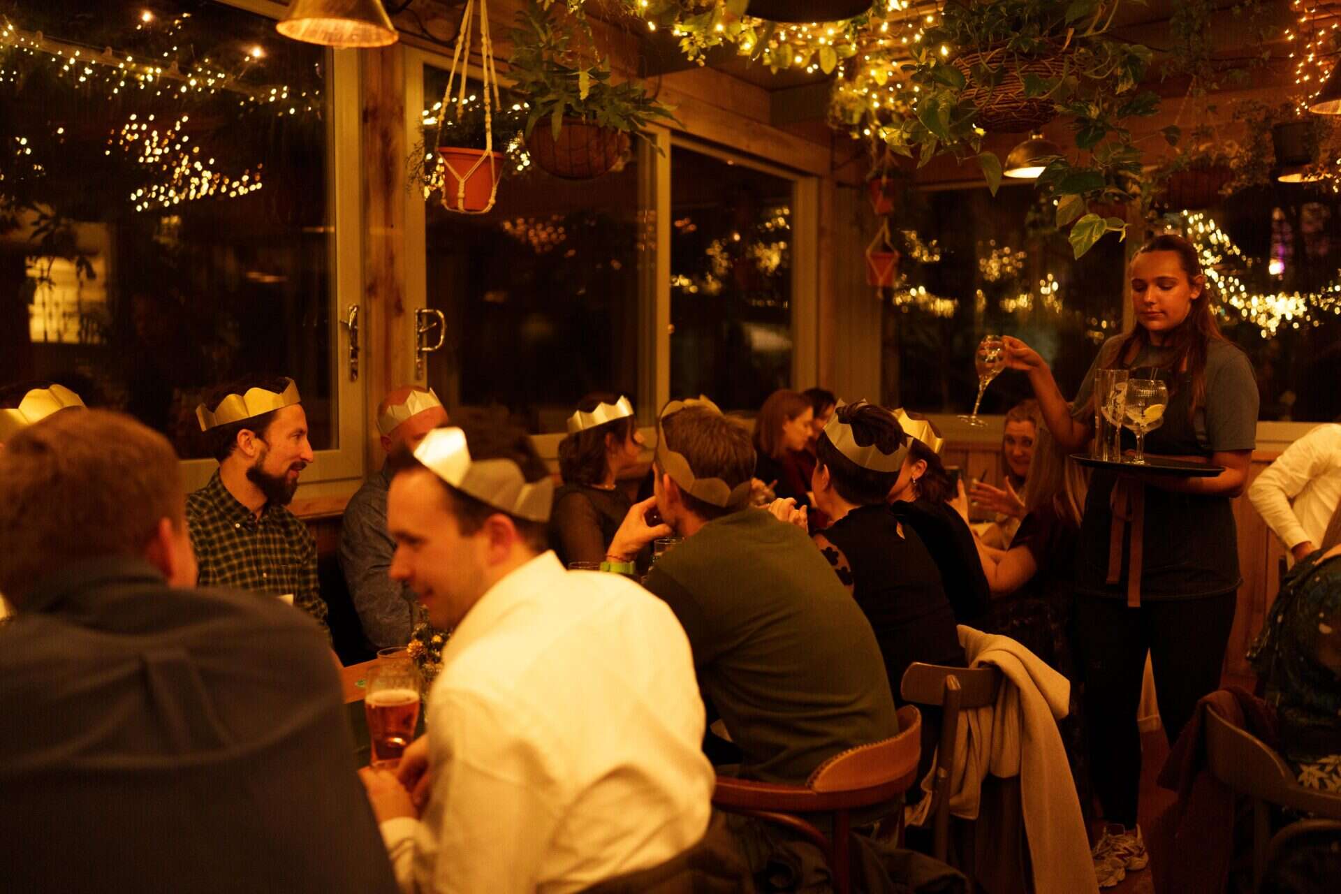 terrace people dining
